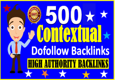 I will create contextual dofollow authority backlinks for SEO