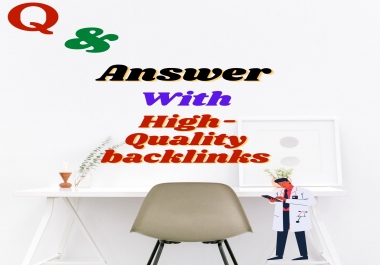 Promote your website with 50 Quora answers with High-Quality backlinks