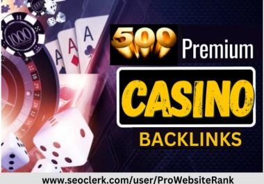 I will do pro SEO dofollow backlinks for your poker website