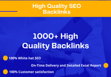 I will build 1000+ web 2.0 dofollow backlinks