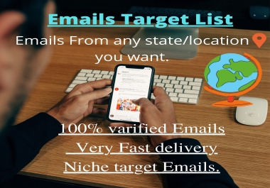 I will collect and provide 1500 niche targeted emails list