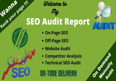 I will analysis website and provide professional seo audit report