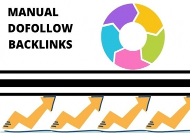 I will create manual dofollow backlinks for you