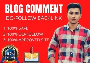 I will create 30+ blog comment backlinks,  high da pa google ranking