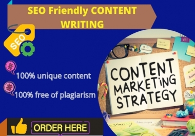 I will write 1500+ word SEO friendly blog or article on any topic you choose