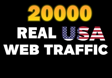 Get Real & Unique 20000+ Human USA Website Traffic