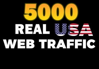 Send Real & Unique 5000+ Human USA Web Traffic to your website