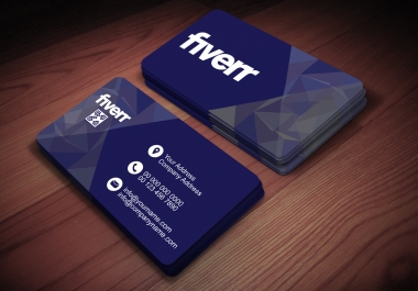 I will design a professional and creative business card