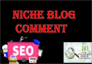 I will manually 80 Niche blog comment Do-Follow backlinks seo with high quality DA PA