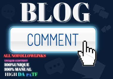 I Will Manually Create 100 Do follow Blog Comments Backlinks On High DA-PA sites
