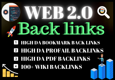 Manual 10 web2.0 Backlinks DA Unique link building permanent dofollow contextual
