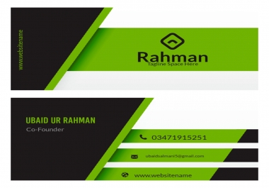 I design all types of business card