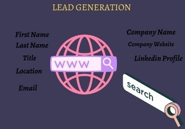 I will do Lead generation and valid information for your business