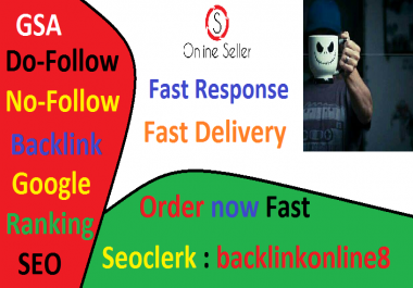 High Quality 400,000 verified Gsa Do-follow Ser SEO backlink High Authority For Fast Google Ranking