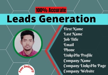 I will do Leads Generation B2B and targeted Email Collection from Linked In