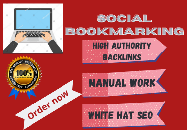 I will create 50 high authority social bookmarking