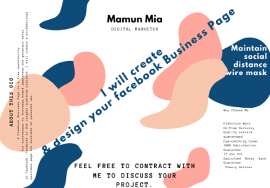 I will create & design your facebook Business Page