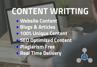 I will write 1500 words unique content like blog posts,  SEO content and more