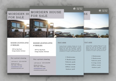 I will design creative and professional flyer design for you