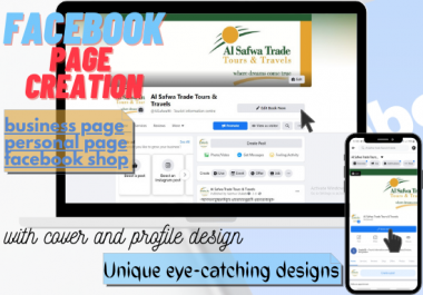 Create and setup your Facebook business page