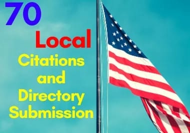I will make 70 USA local citations and directory submission