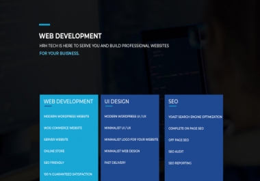 I will develop a modern WordPress website,  UI UX, SEO optimized Website