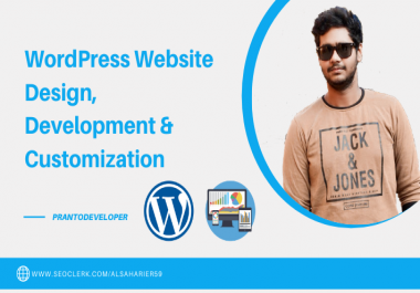 SEO friendly WordPress Install, Design & Customization