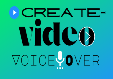 Covert article,  script,  or blog post to short video with voice over