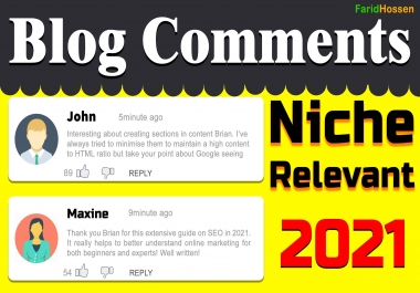 Fast Indexing 200 Blog Comments Backlinks High Authority and Trust Flow