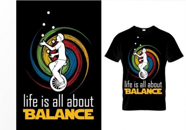 I will do Create Professional And Creative amazing T-shirt Design