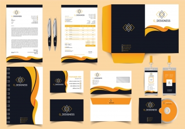 I will do inspiring and artistic stationery design