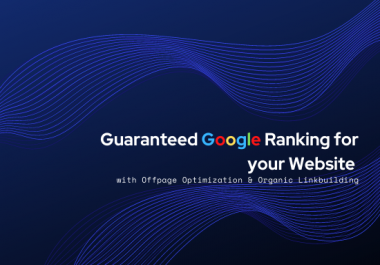 Guaranteed niche related Google ranking on first page for your website