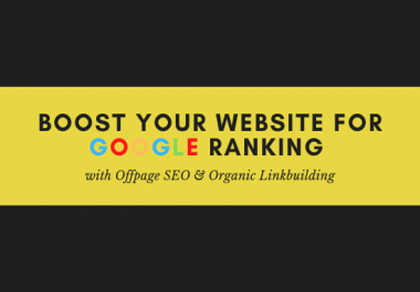 I will rank your website on Google using proper linkbulding