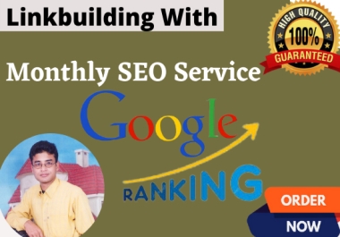 Monthly Off Page Seo Service for 1 Keywords Guaranteed Google First page ranking