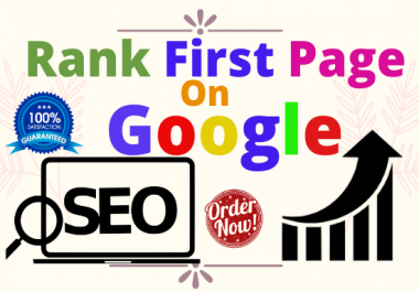 Monthly SEO Service with 1st Page Ranking linkbuilding