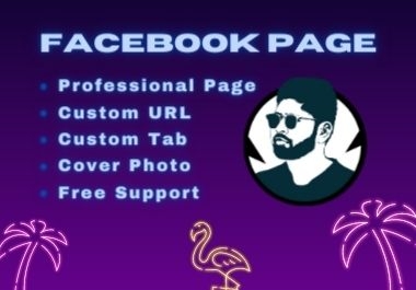 I will design and create facebook page