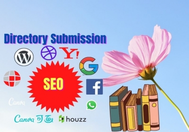 I will do manual directory submission on various web directories to create backlinks