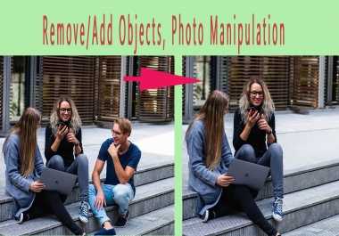 I will add remove people,  do photo editing with photoshop