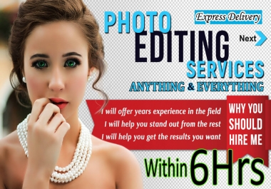 I will do any photoshop job within 6 hrs
