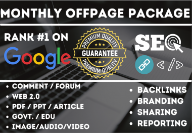 I will boost your ranking by best off page SEO high da dofollow backlinks