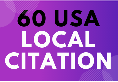 60 USA Local Citation For Boost Your Business