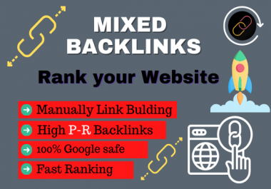 120 SEO mixed backinks PDF,  guest post,  social bookmarking,  infographic,  profile backlinks