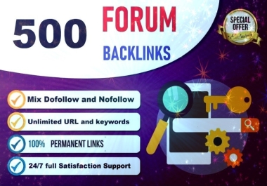 555+ Mix Forum & Social networks backlinks - Improve Your Ranking
