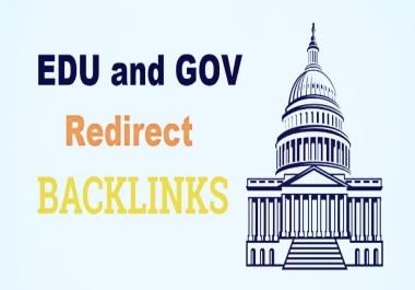 Provide 300 plus edu gov redirect backlinks
