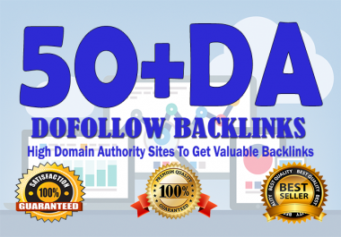 I will increase moz domain authority da,  ahrefs DR 50 plus in 20 Backlinks
