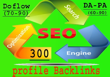 I Will Provide 300 High Authority Profile Backlinks