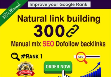 Manually build 300 mix Dofollow Backlinks On High PR,  high Da Sites And SEO Audit