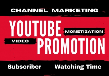 YouTube Video Promotion for monetization