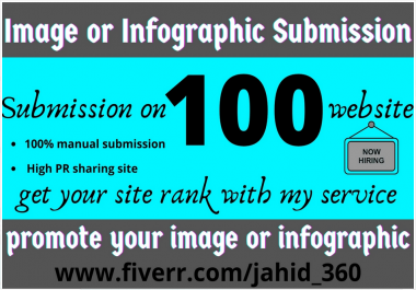 I will do image or infographic submission in top 100 sites