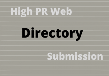 I will creat 300 directory submission links